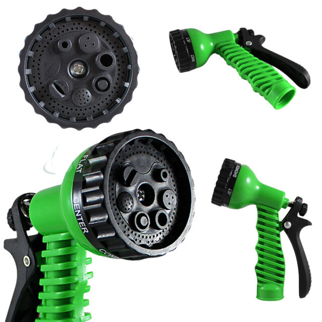 Garden Water Sprayer Nozzle Head Green - Multiple Spray Patt...