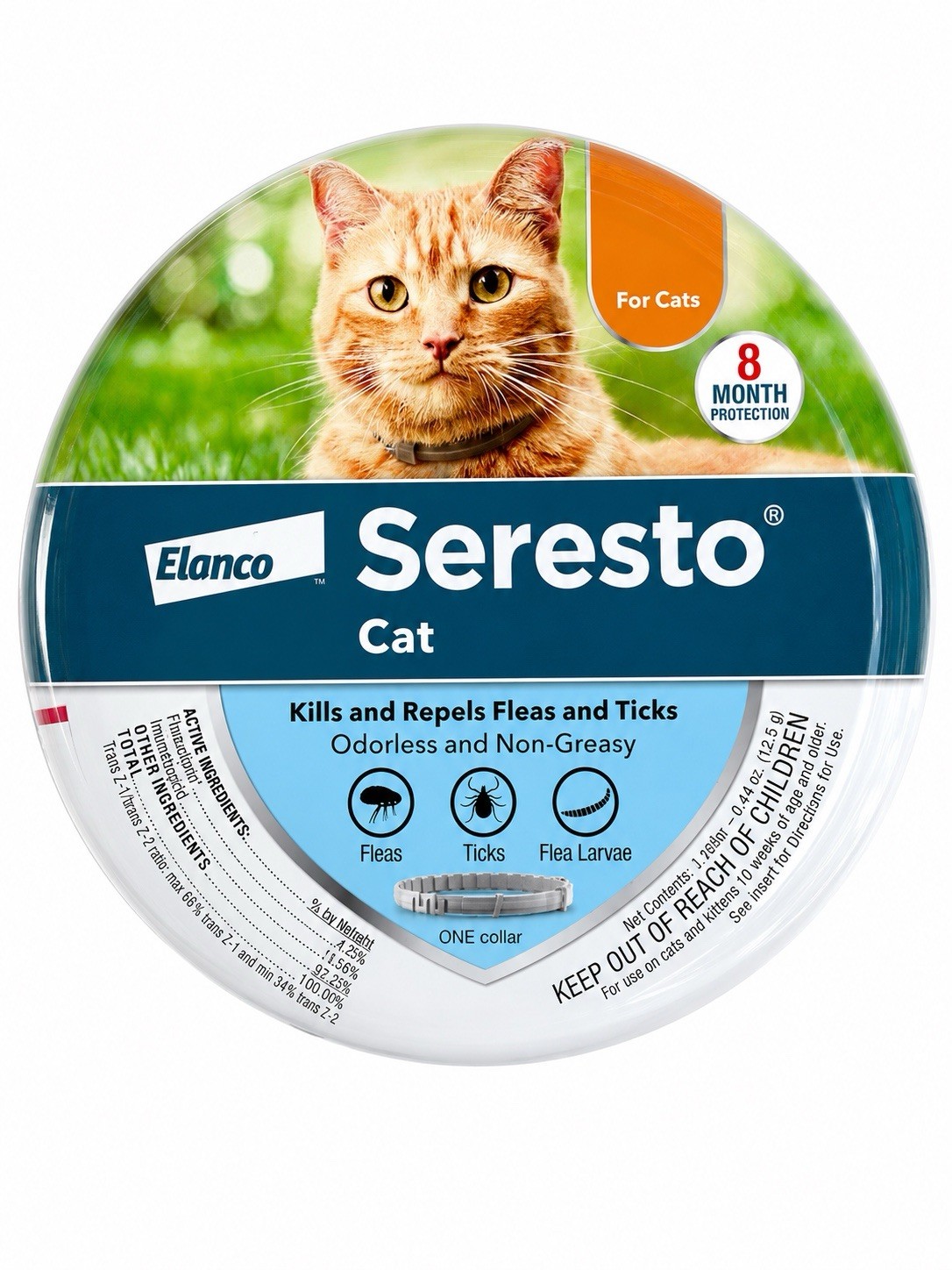 Seresto Cat Flea & Tick Collar, 8-Month Protection