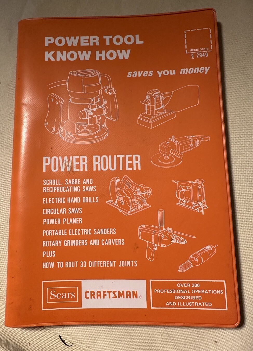 Sears Craftsman Power Router Power Tool Know How Booklet