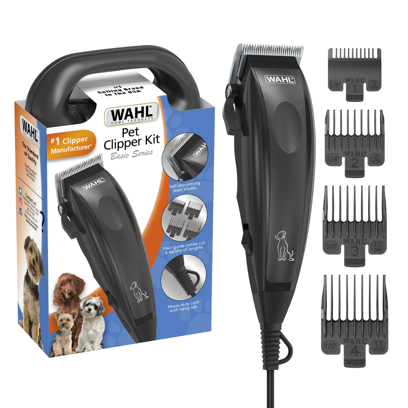 Wahl Basic Series Corded Dog Grooming Kit - 10pc Kit