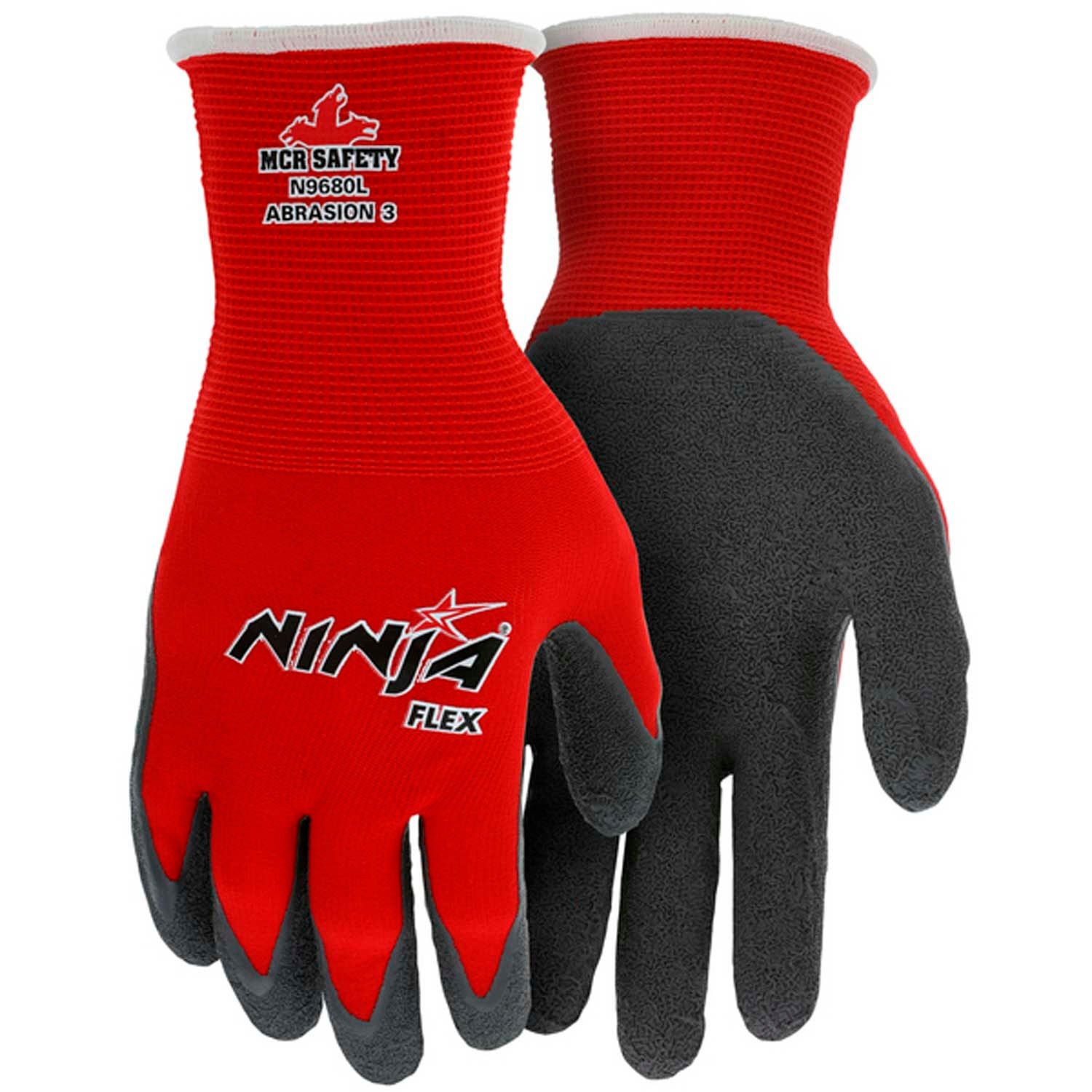 Reclaim Ninja Flex Latex Coated Palm Gloves, Memphis Glove N...