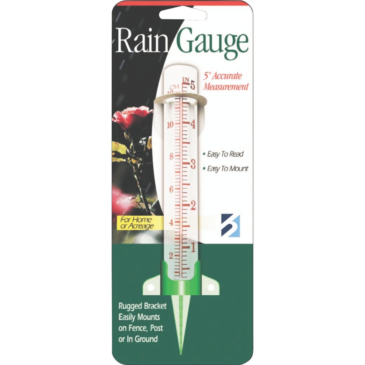 Headwind EZ Read 5" Glass Rain Gauge (820-0409)