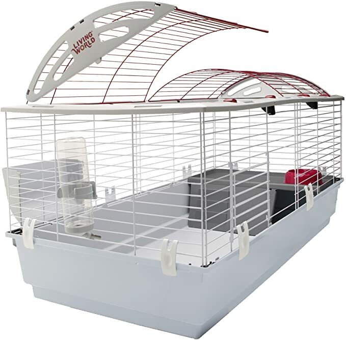 Deluxe Rabbit Cage XL White Hideout