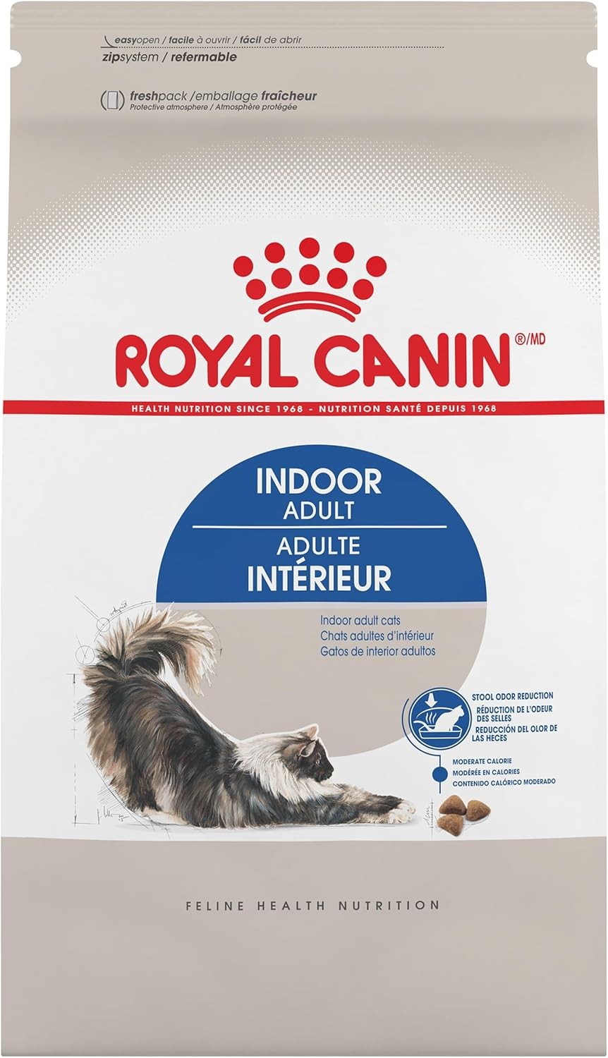 Royal Canin Indoor Adult Dry Cat Food, 15 Lbs