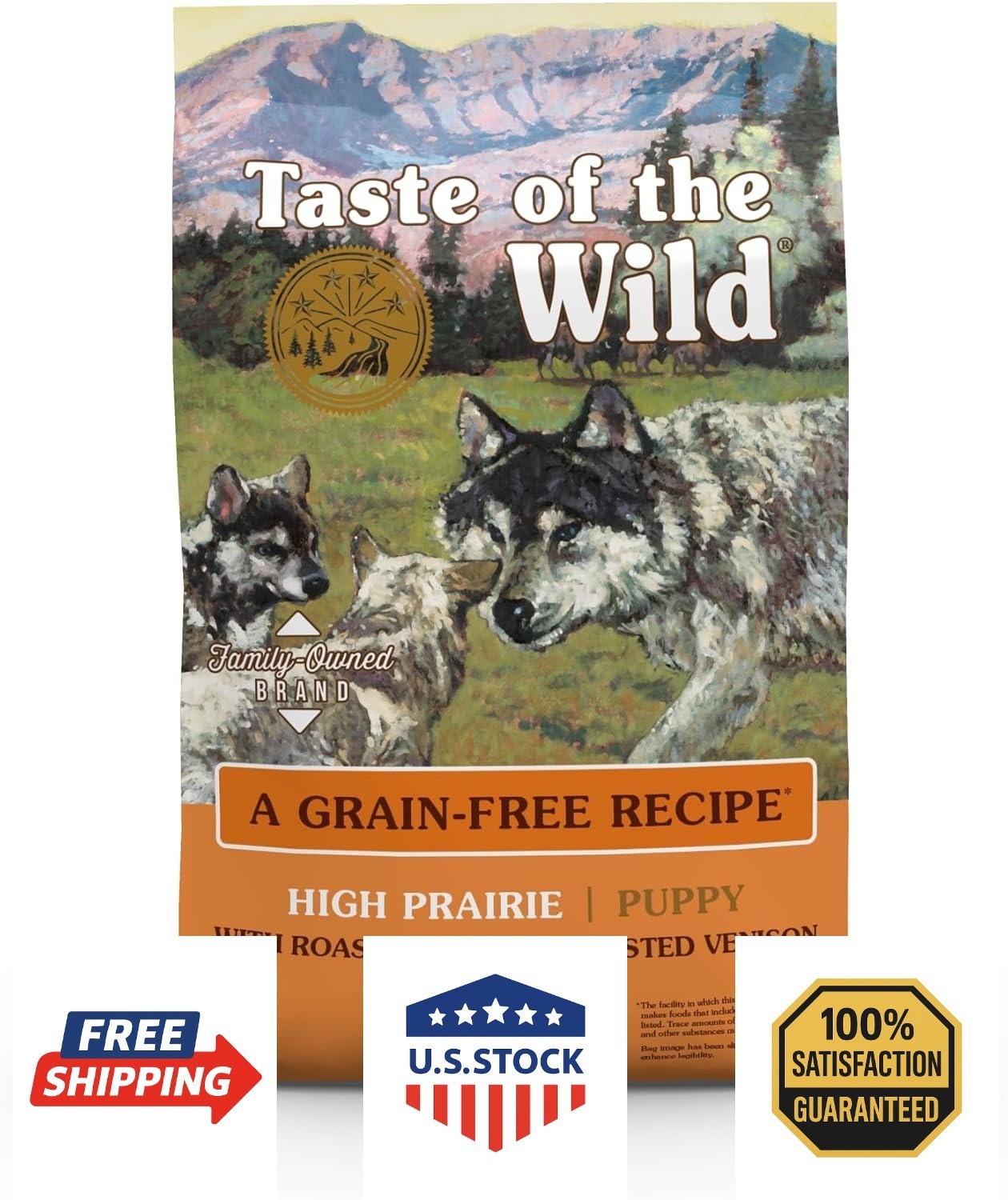 Taste of the Wild High Prairie Canine Grain-Free Recipe with...