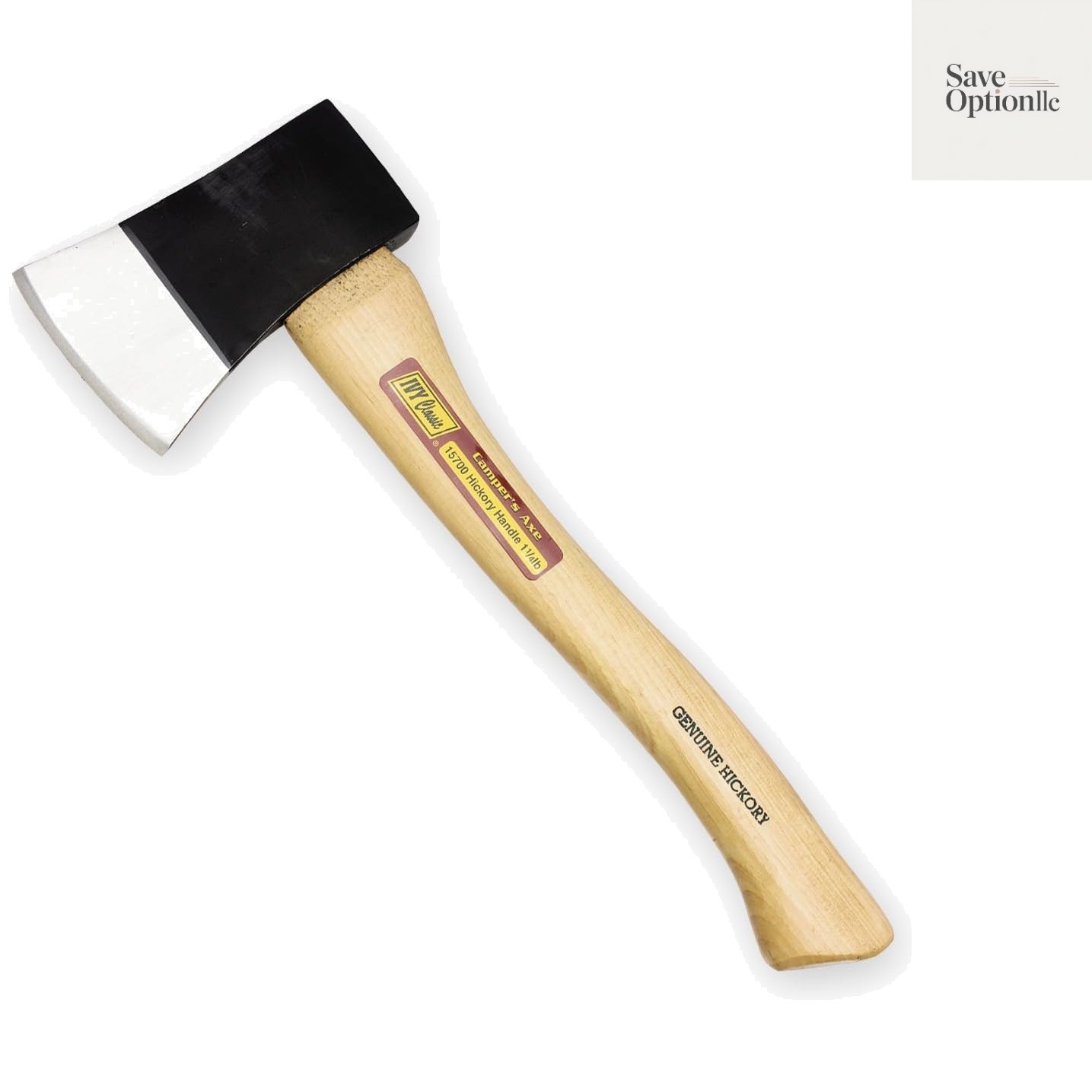 Camper's Axe - 1-1/4 lb Hardwood Hickory Handle