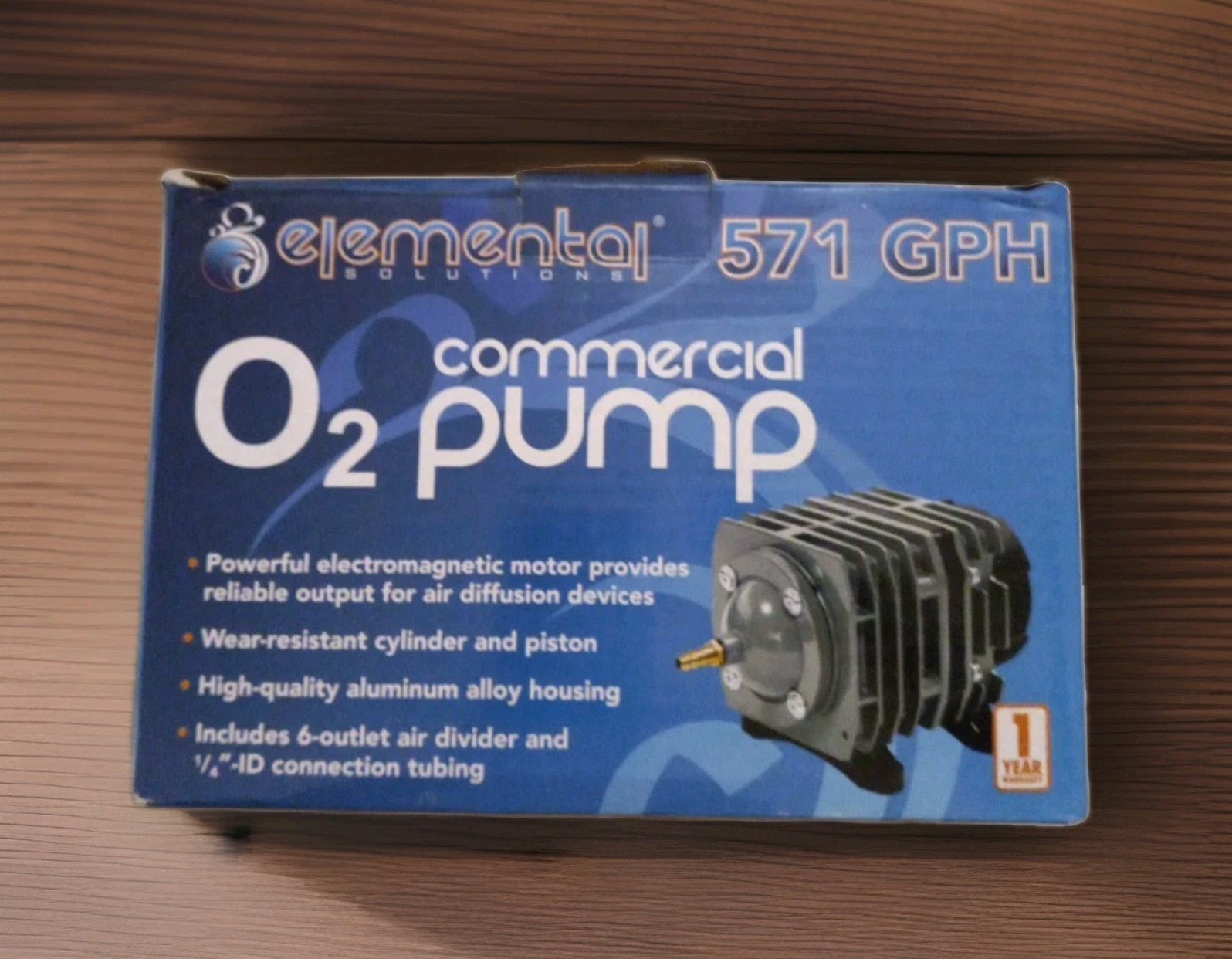 Elemental Solutions O2 Commercial Pump - 571 GPH, 2.47 PSI,...