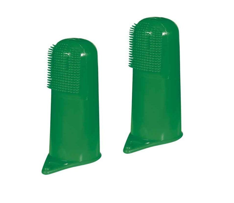 Green Finger Toothbrushes - Pet Oral Care Set for Dogs & Cat...
