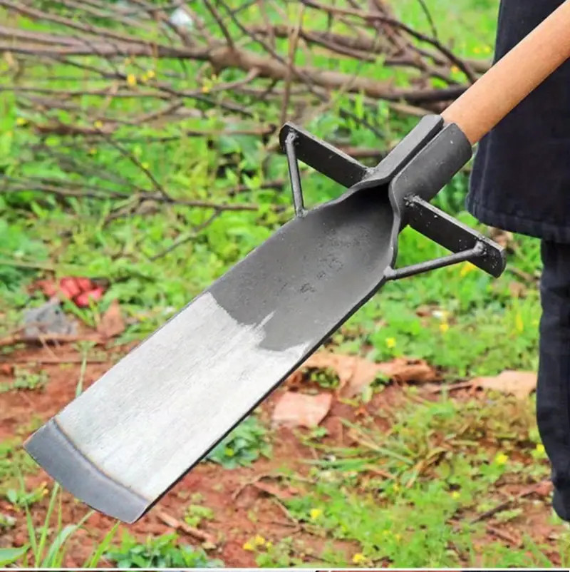 Heavy-Duty Garden Spade Shovel for Digging, Transplant, Weed...