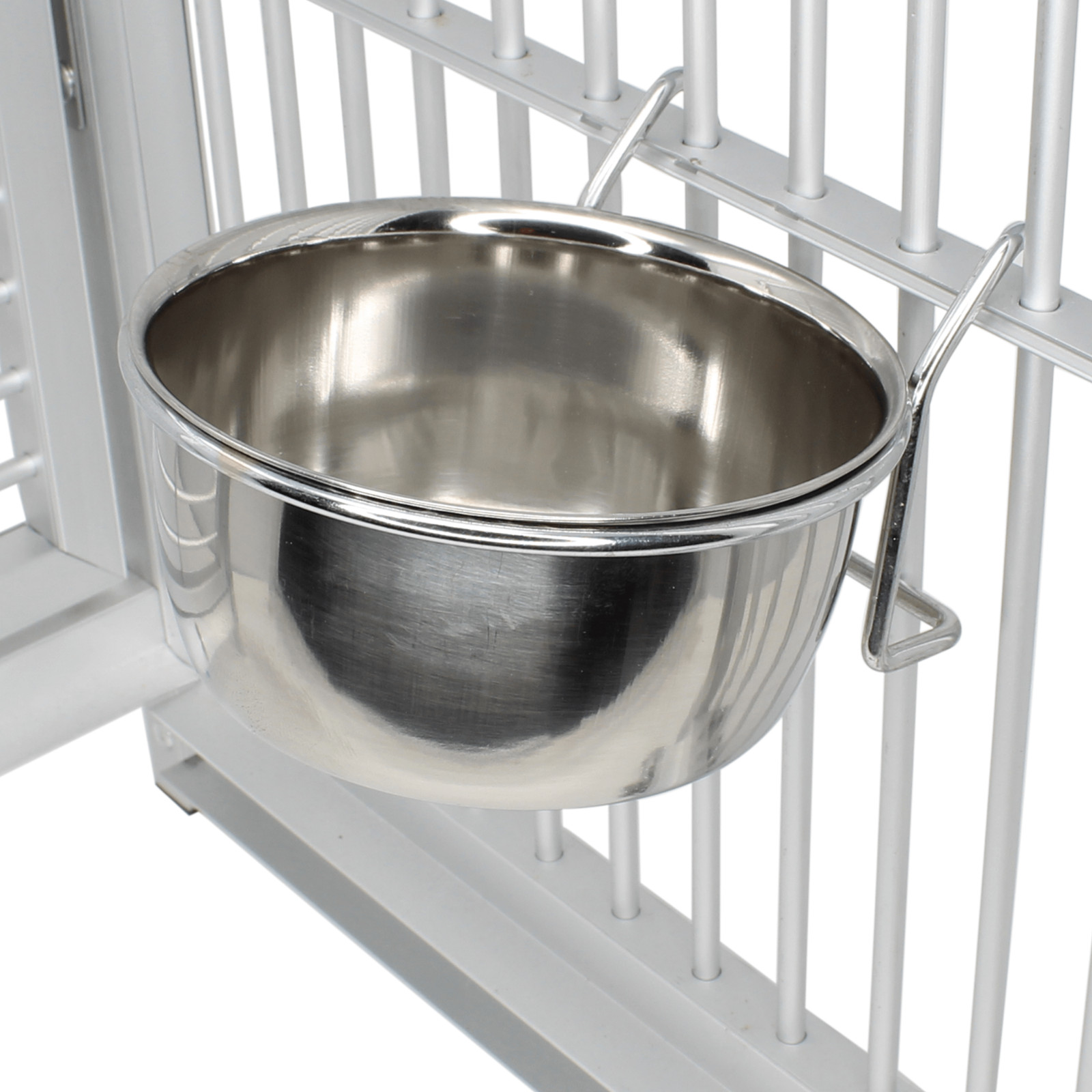 Stainless Steel Bird Dog Pet Bowl - 10 oz Capacity