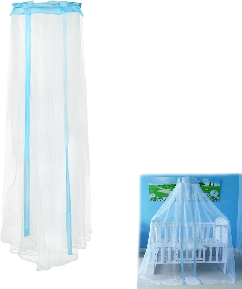 Crib Mosquito Net Dome Bed Canopy Foldable Cot Tent Universa...