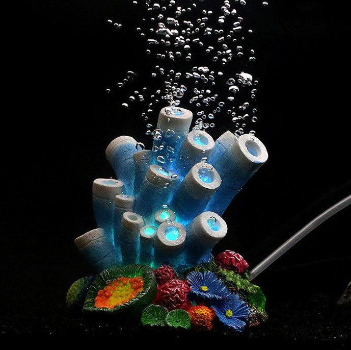Silicone Sea Anemone Coral Ornament for Aquarium