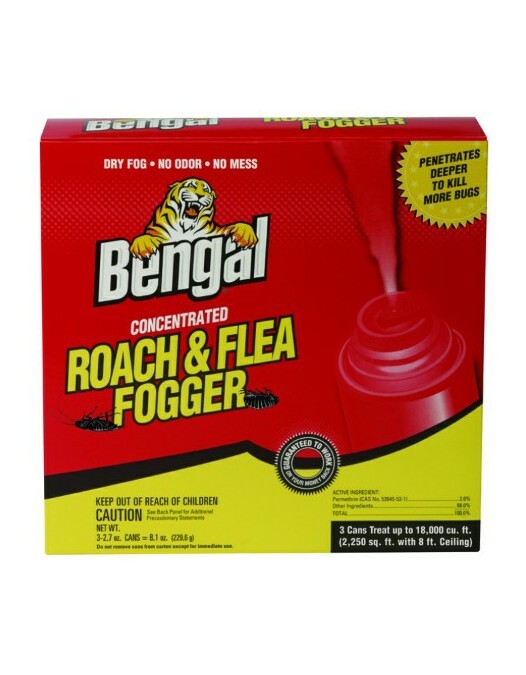 Bengal Insect Killer Concentrated Roach & Flea Fogger - 3.27...