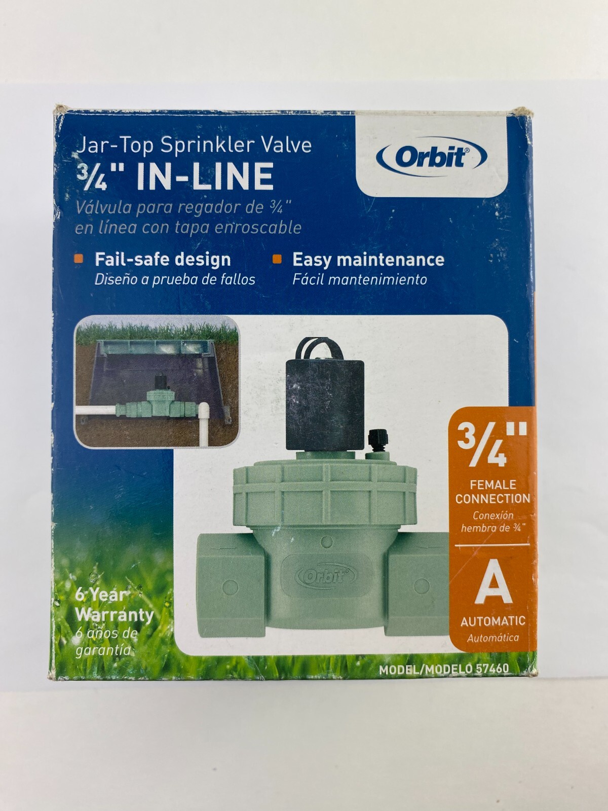 Orbit Sprinkler Valve Model 57460-20