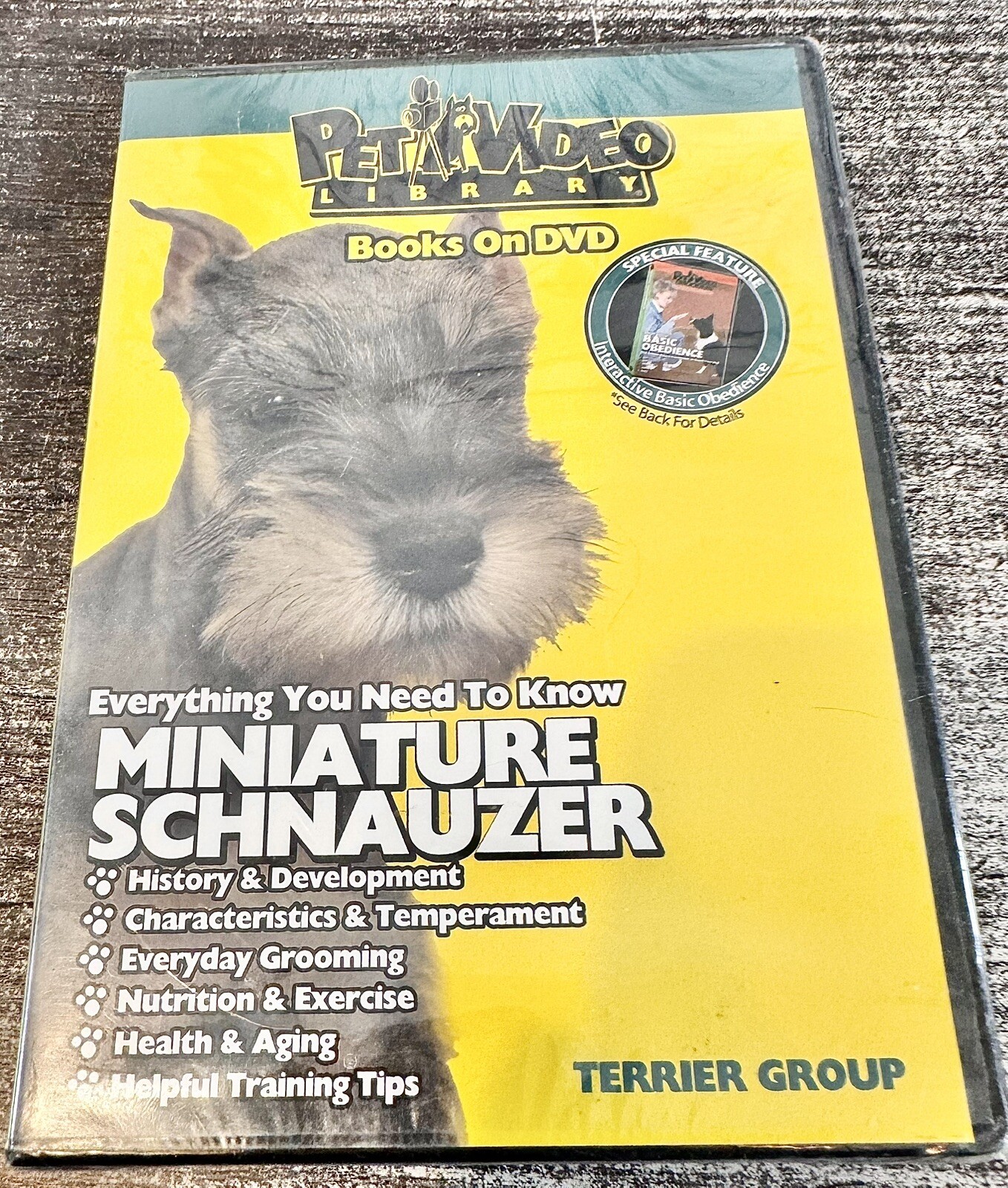 Miniature Schnauzer Pet Video Library DVD