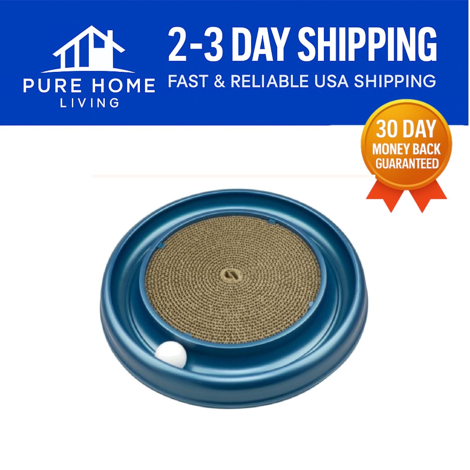 Coastal Pet Turbo Scratcher Cat Toy - Cardboard Pad With Spi...