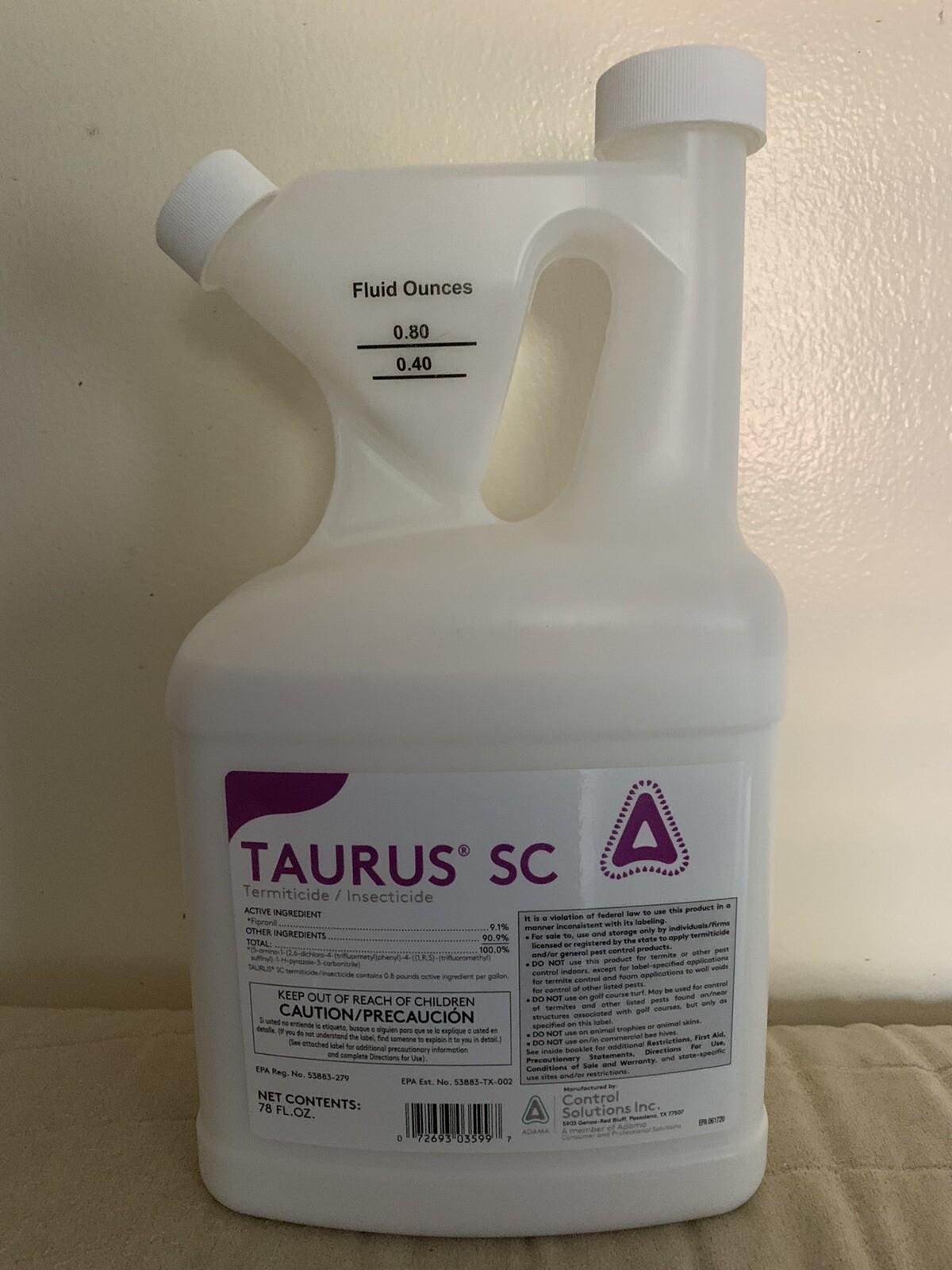 Control Solutions Taurus SC Termite & Ant Control 78oz Bottl...