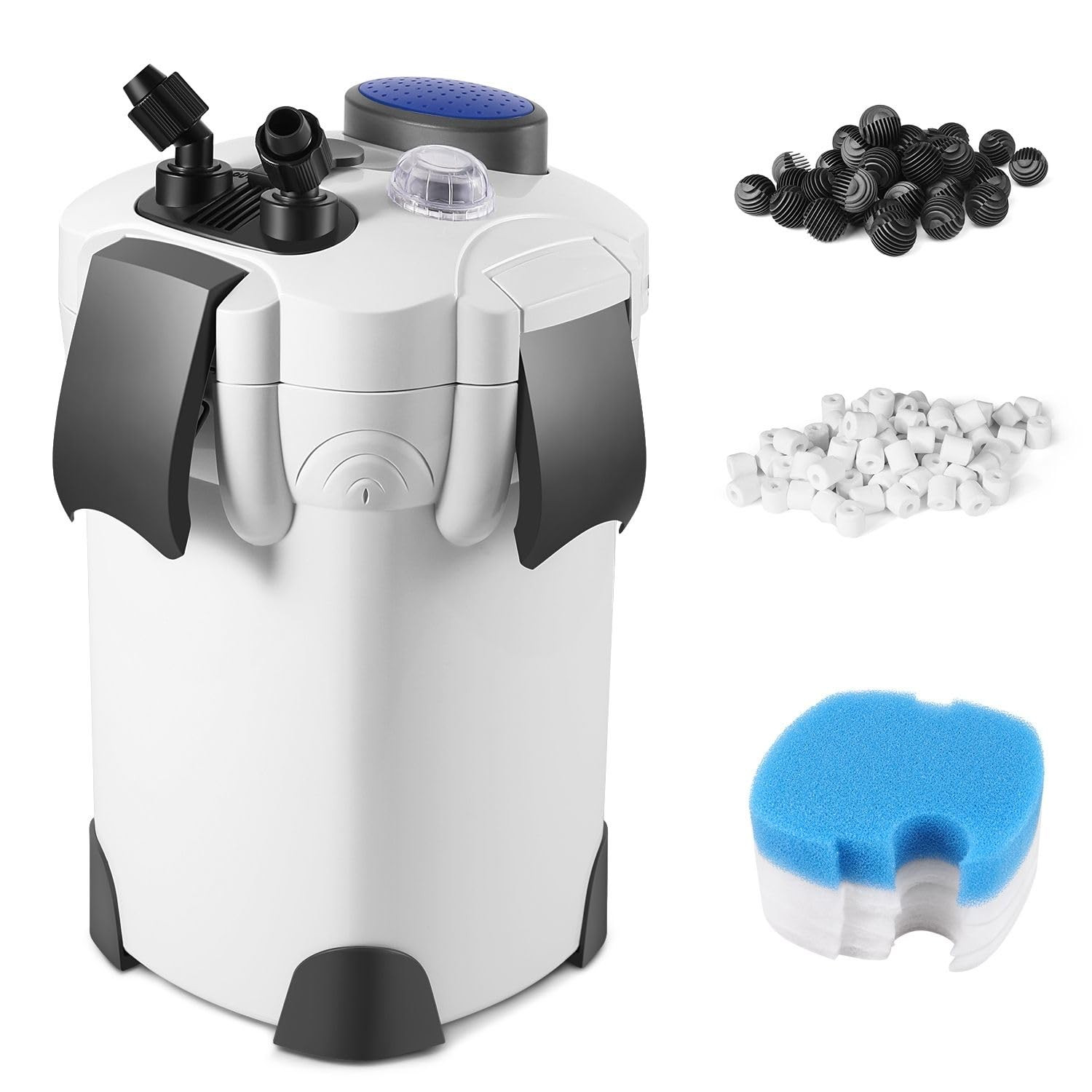 Aquarium Filter 370GPH UV-C Lamp Spray System