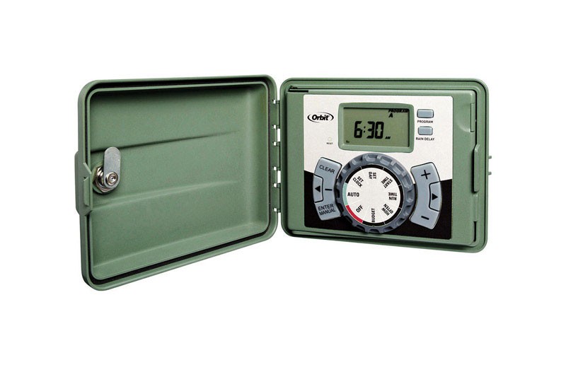 Orbit 57894 Outdoor Swing Panel Sprinkler Timer with LCD Scr...