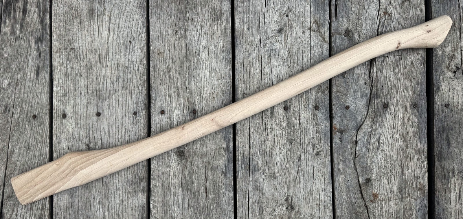 Hickory Curved Single Bit Axe Handle, USA Made, 36 Inch
