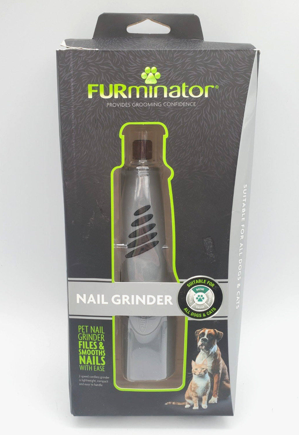 Furminator Cordless Pet Grooming Tool - Dog & Cat, 2 Speed O...