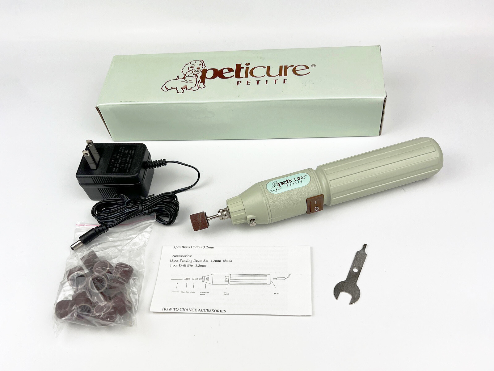 PetNailTrimmer Rechargeable Cordless 3.6V Dog & Cat Guard