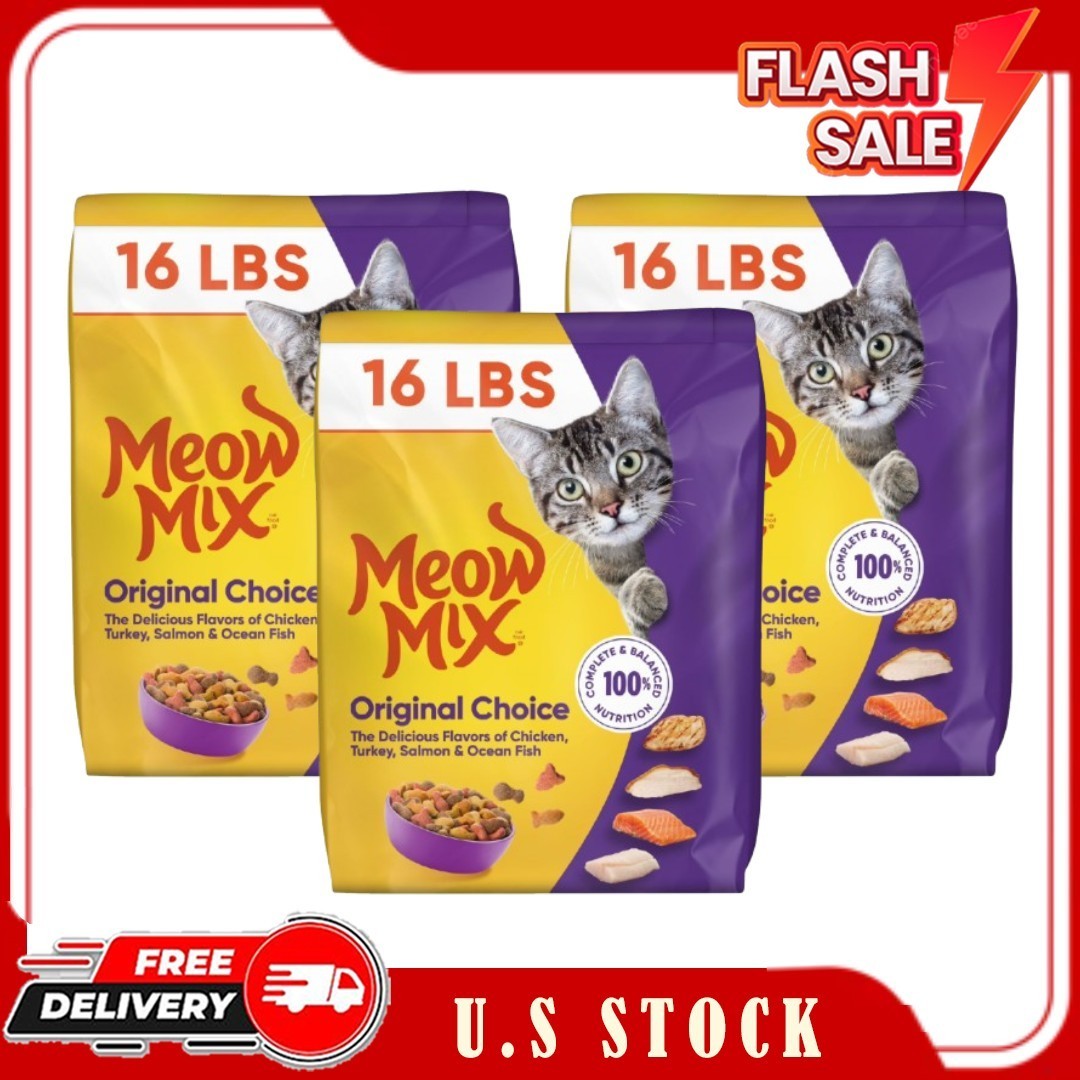 Meow Mix Original Choice Dry Cat Food 16 Lb Bag