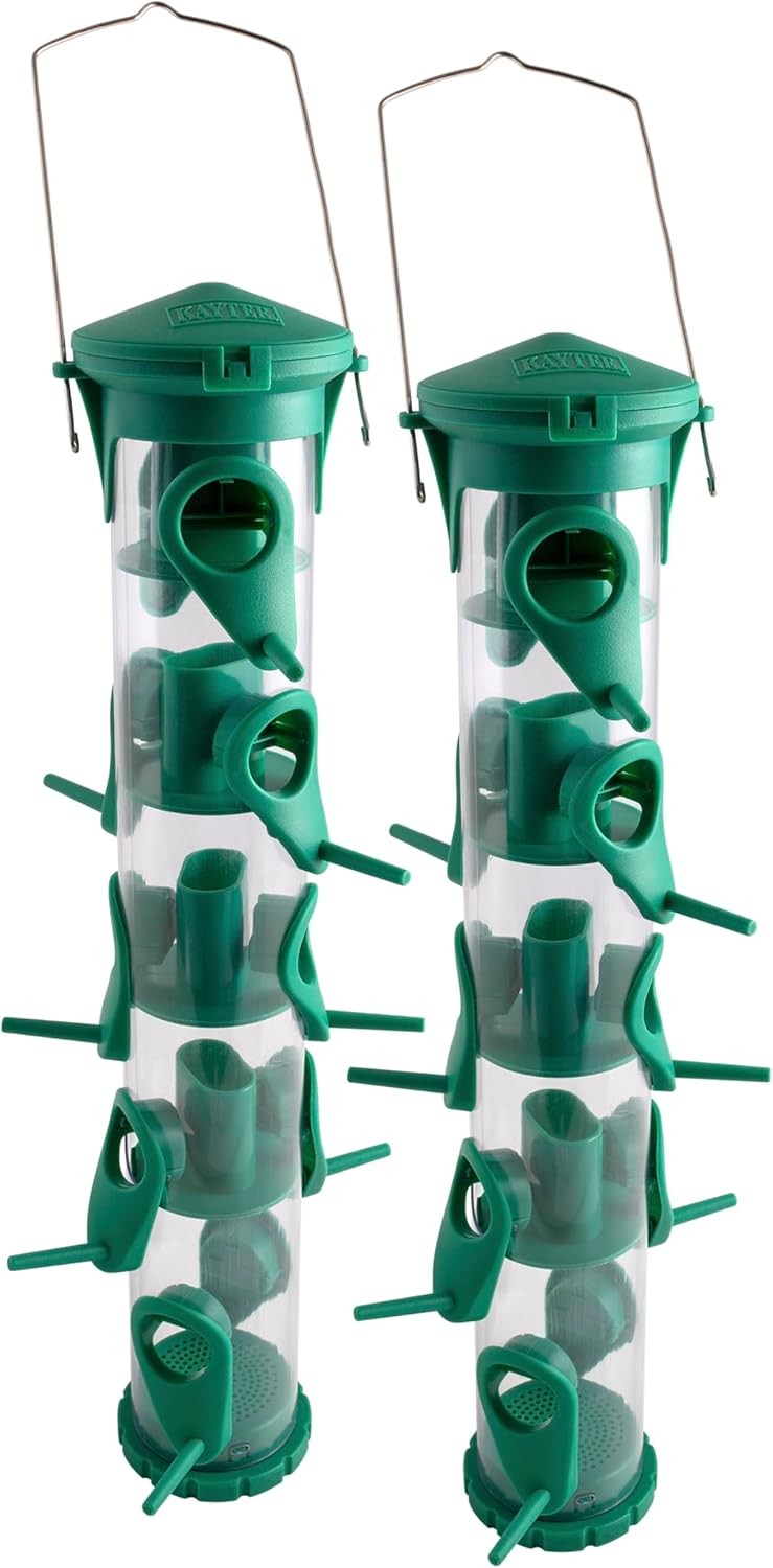 Songbird Wild Bird Diffuser Tube Feeder With 10 Perches, Pac...