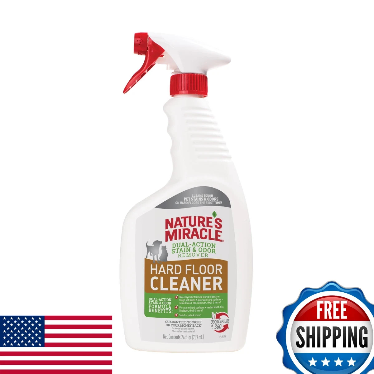 Nature's Miracle Dual-Action Stain & Odor Remover 24fl oz