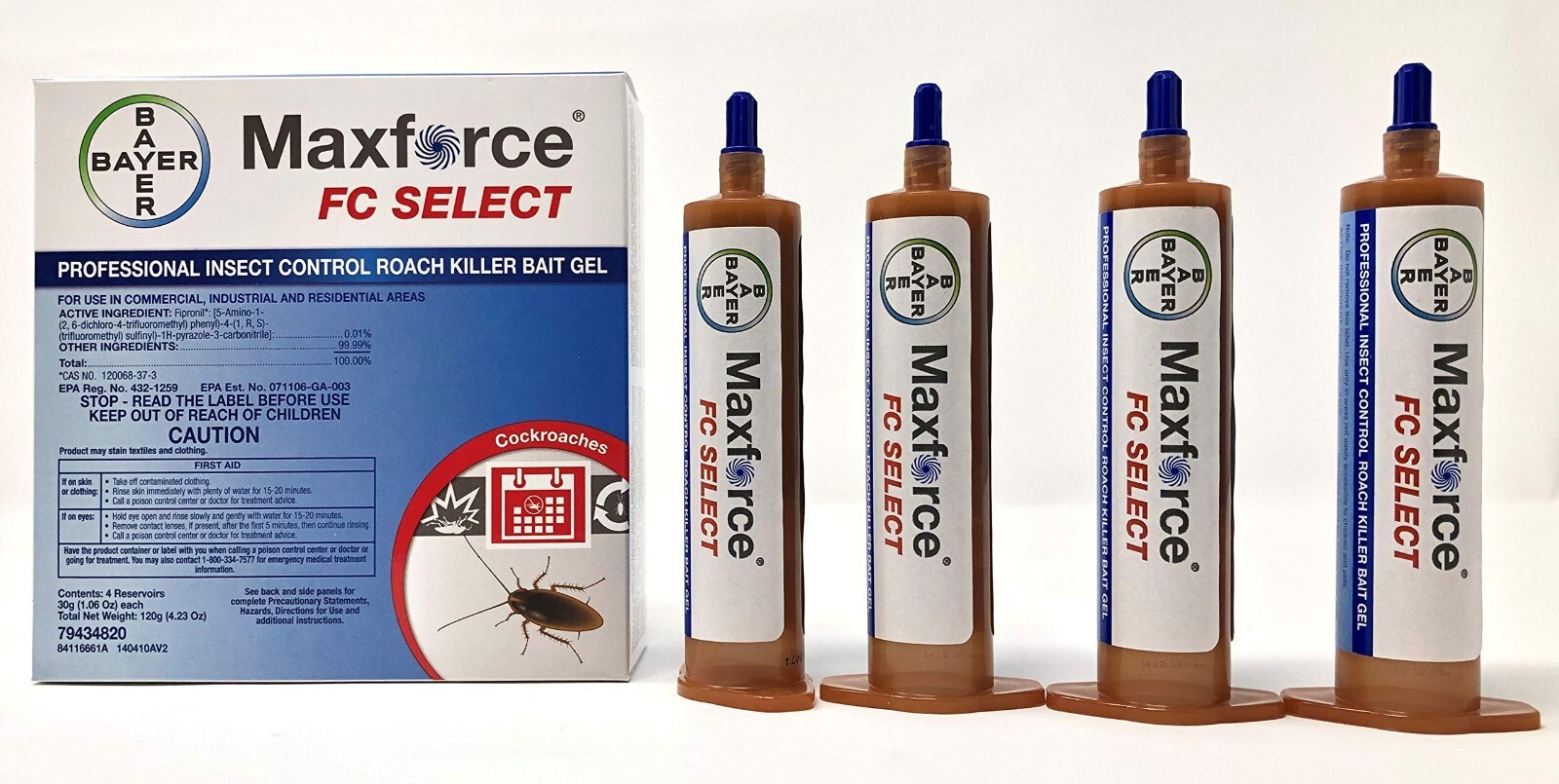 Bayer Maxforce FC Select Roach Gel - Effective Roach Control...