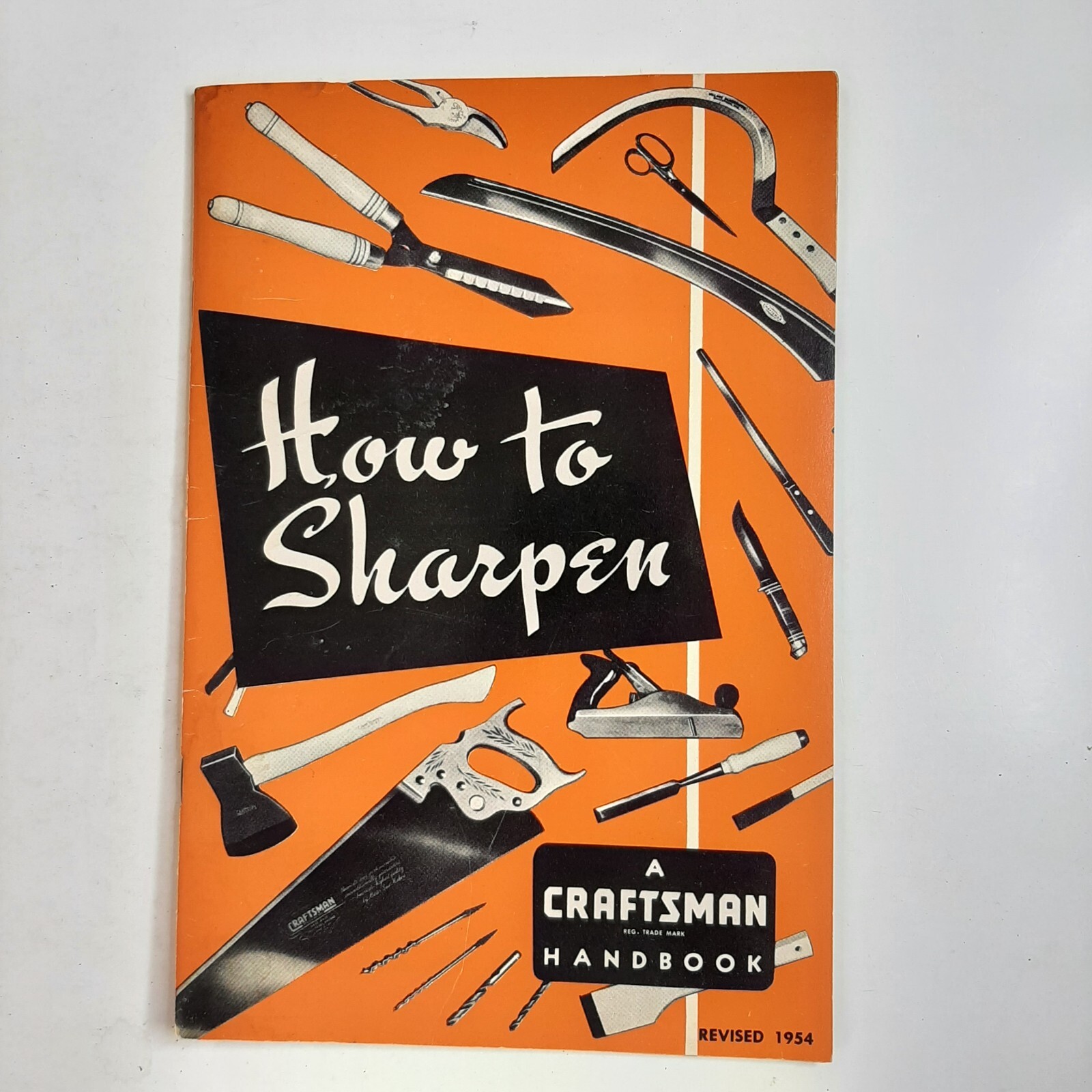 How To Sharpen A Craftsman Handbook 1954 Sears Sharpen Power...