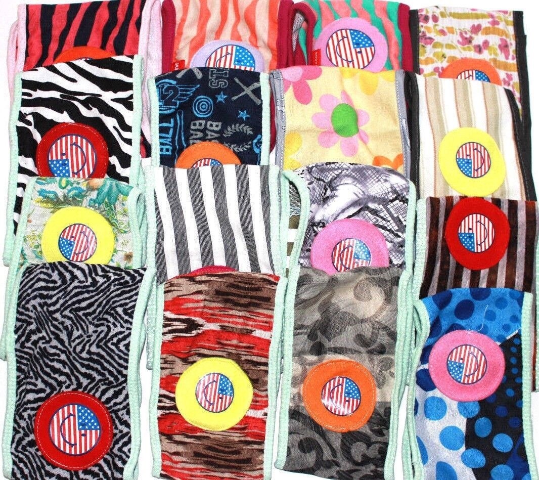 "Diaper for Small Dogs, Male, Belly Band, Random Colors, XXS...