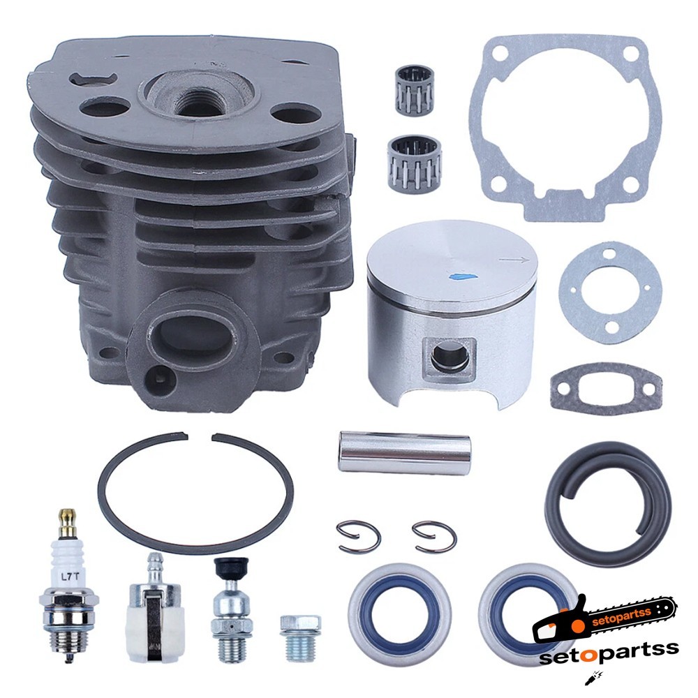 Husqvarna 55mm Cylinder Piston Ring & Chain Gasket for 50527...