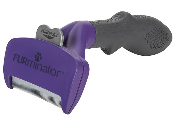 FURminator Deshedding Tool for Medium to Large Cats With Sho...