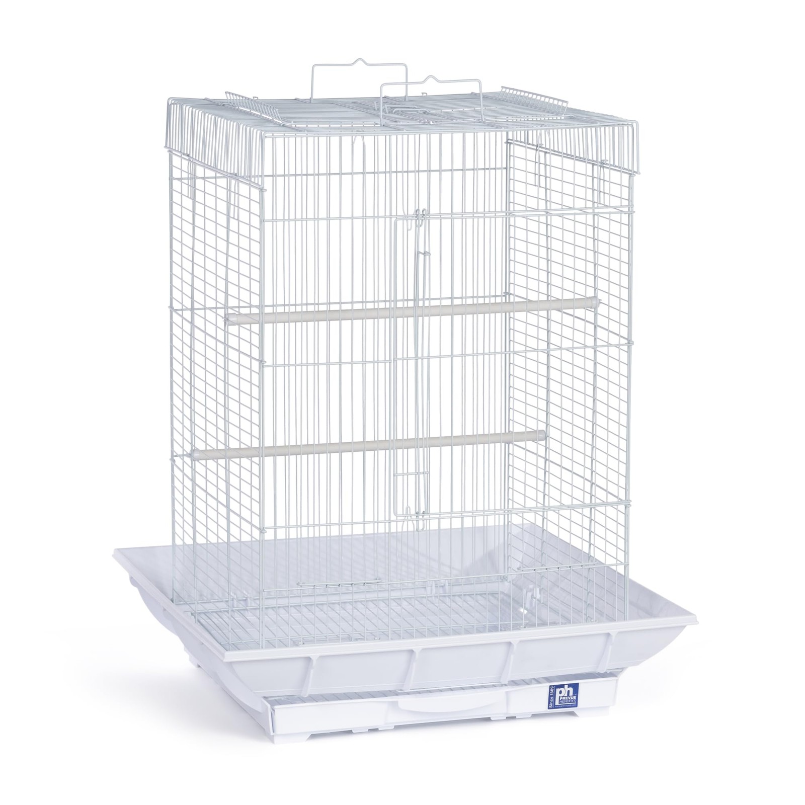 Prevue Hendryx Clean Life Playtop Cage, White, 1/2"
