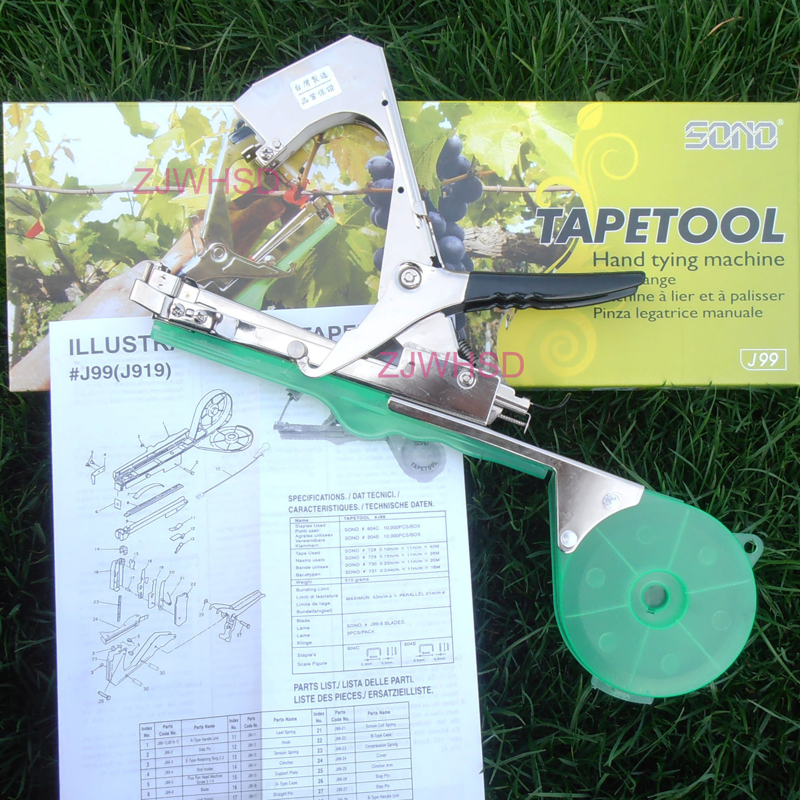 Hand Plant Tying Machine for Cucumber Trees & Garden Tools