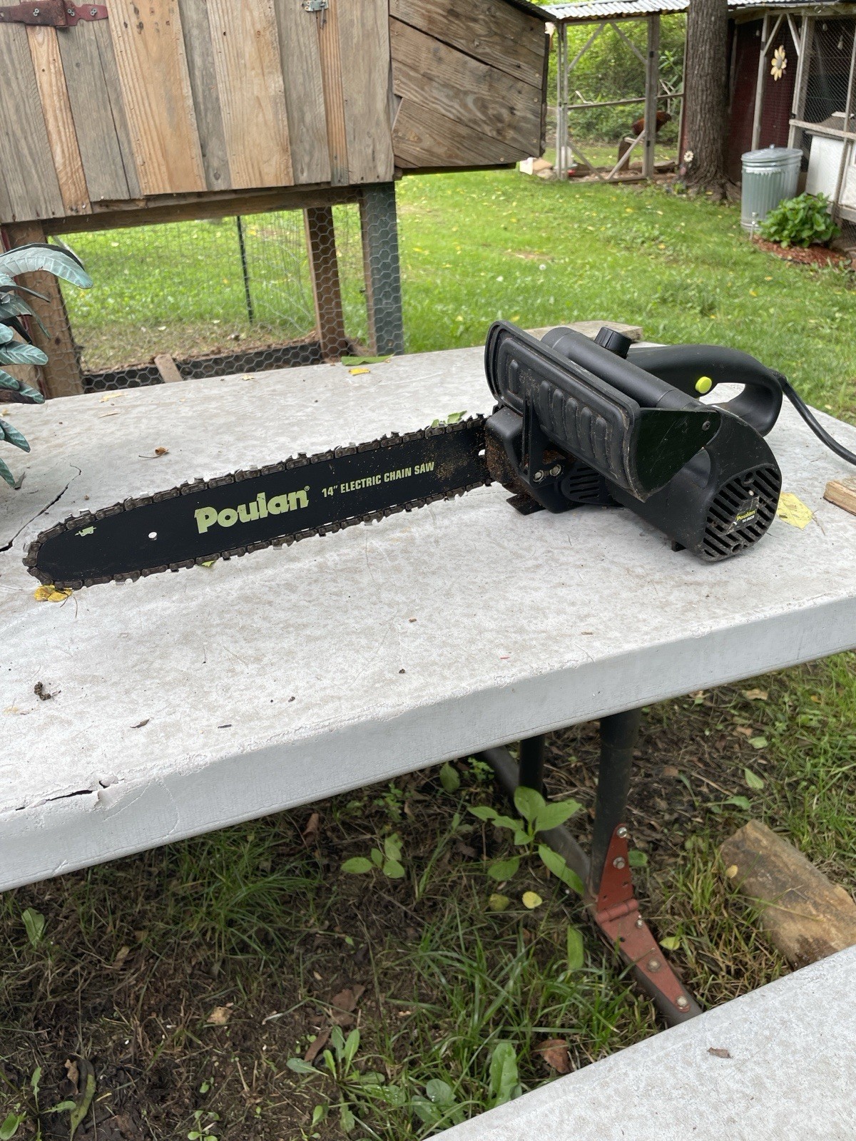 Poulan PLN1514 14-Inch Electric Chain Saw - 1.5HP