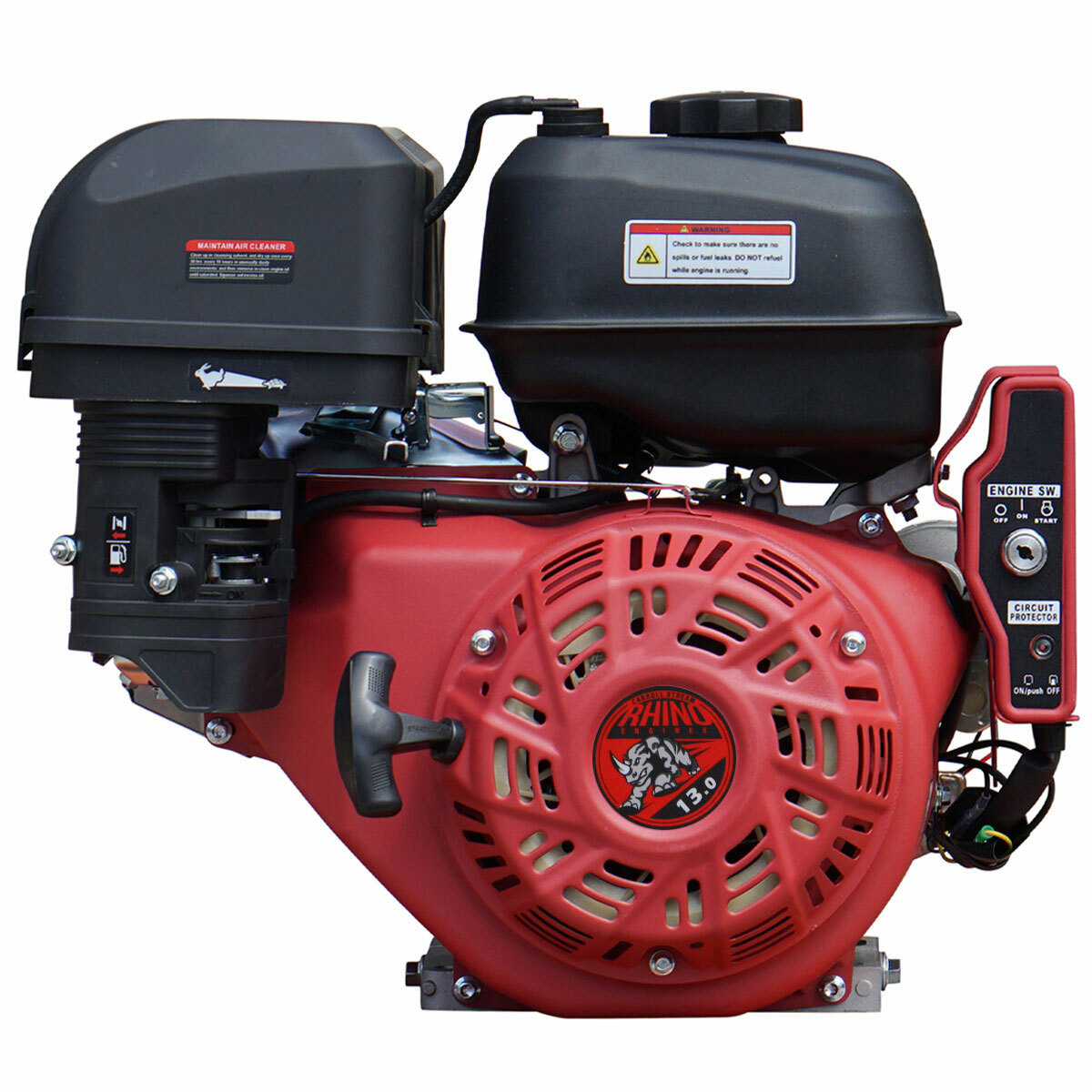 Carroll Stream Motor Co. 13 HP Gas Engine Electric Start Sid...