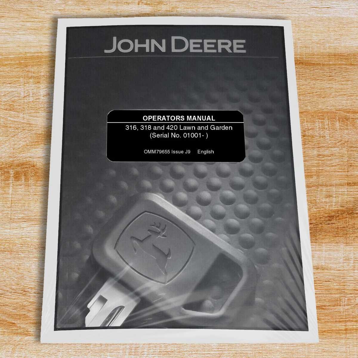 John Deere 318/420 Tractor Manual OMM79655