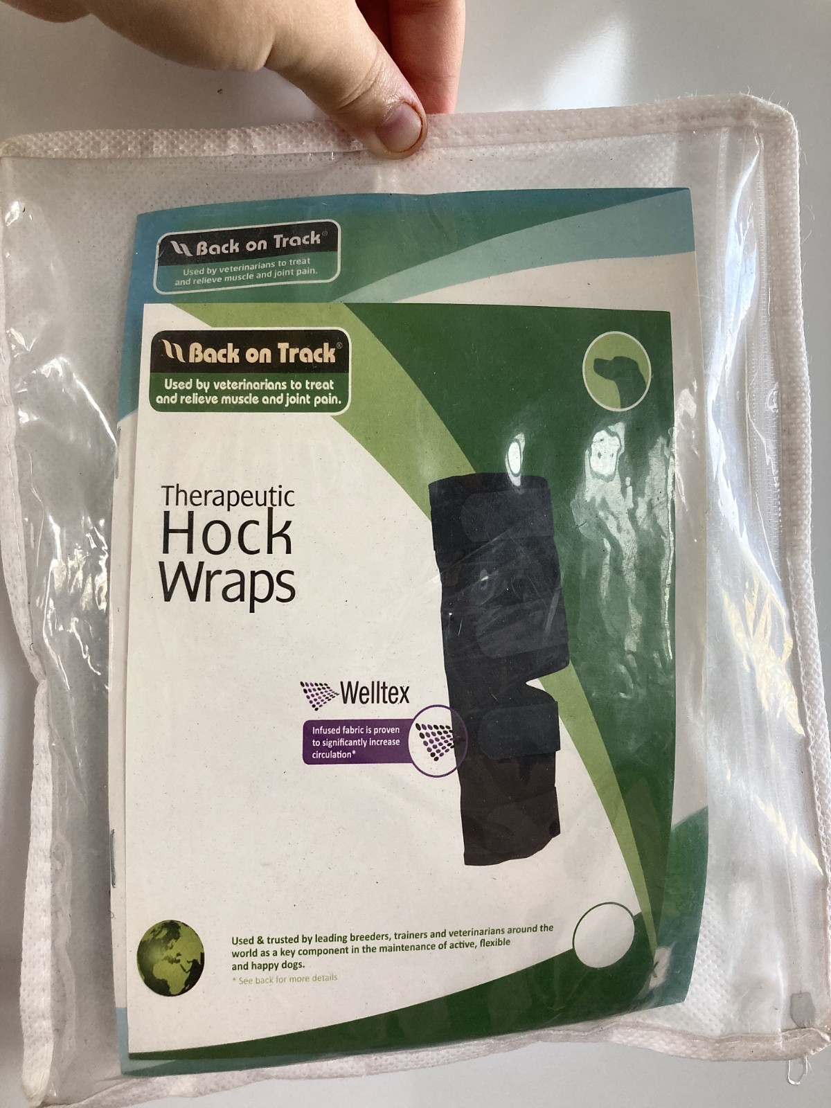 Back on Track Small Therapeutic Hock Brace Wrap for Dogs