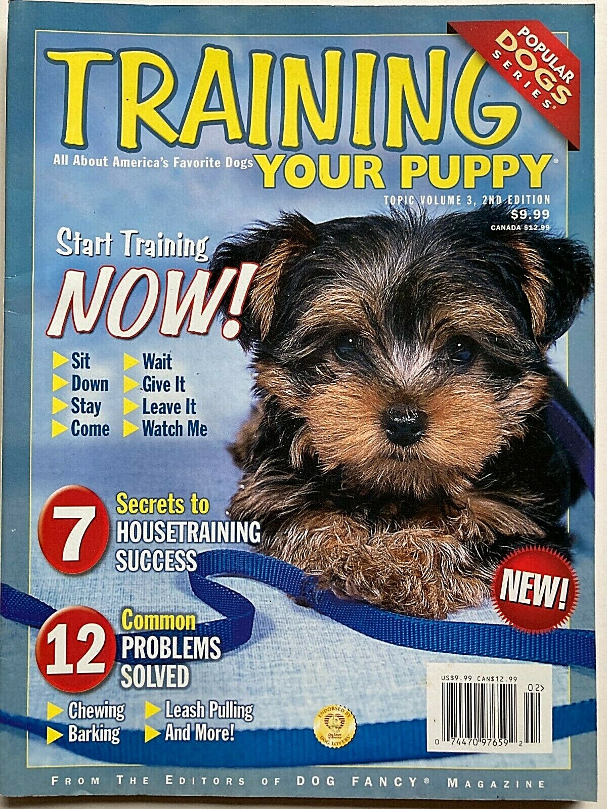 Dog Fancy Magazine Puppy Training Guide