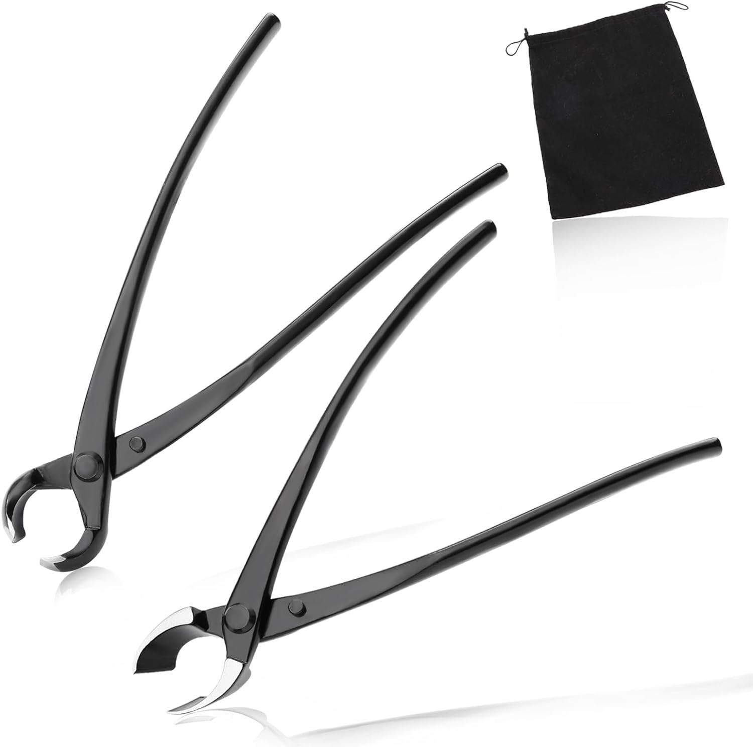 Bonsai Tool Set: 8 Inch Concave Cutters & Spherical Knob Cut...