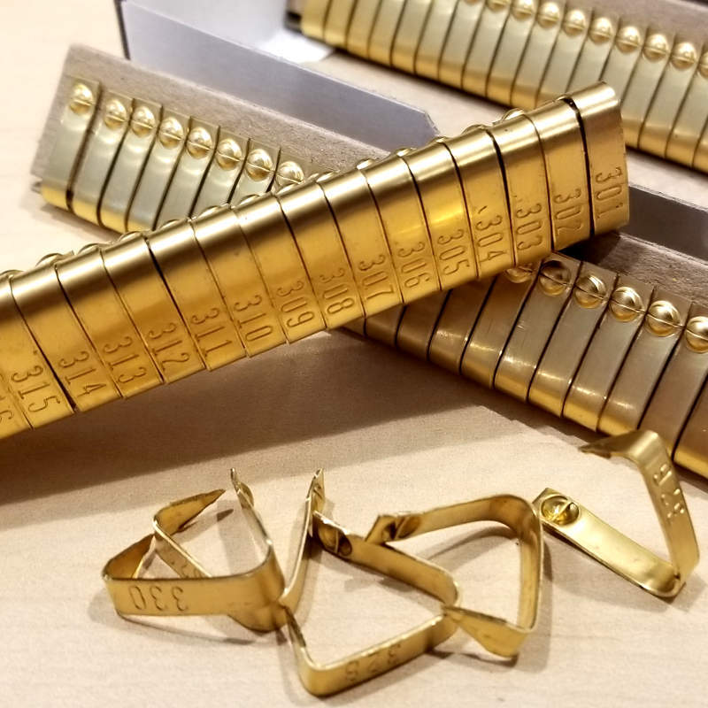 Jiffy Wing Bands 100pcs Brass Not Stamped Chicken Poultry Bi...