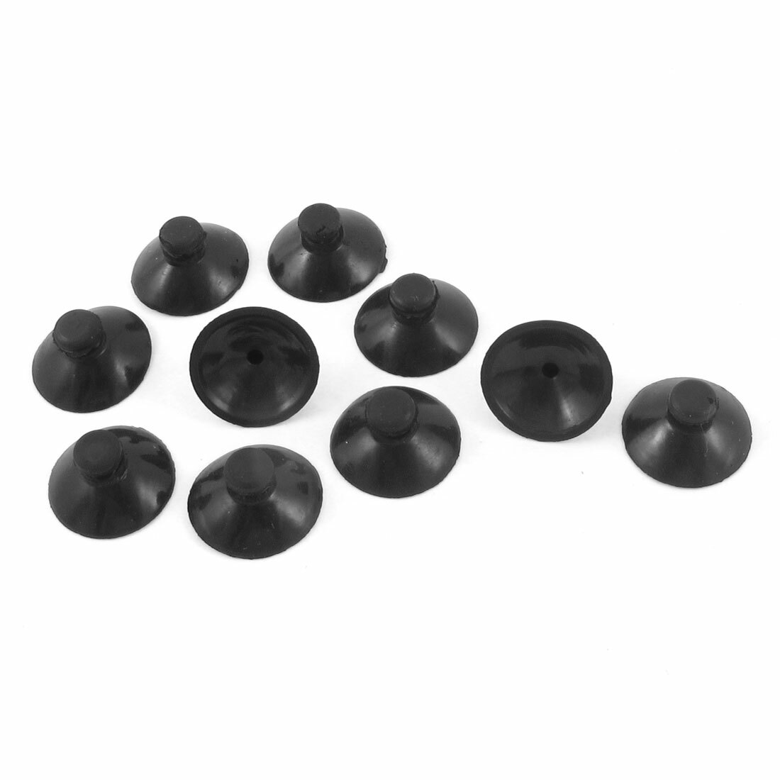 Black Aquarium Suction Cup Sucker Set - 10 Pieces