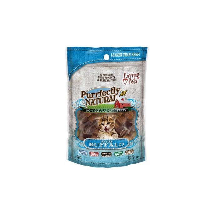 PURRFECTLY NATURAL Buffalo for Cats - 2oz - Grain, Gluten &...