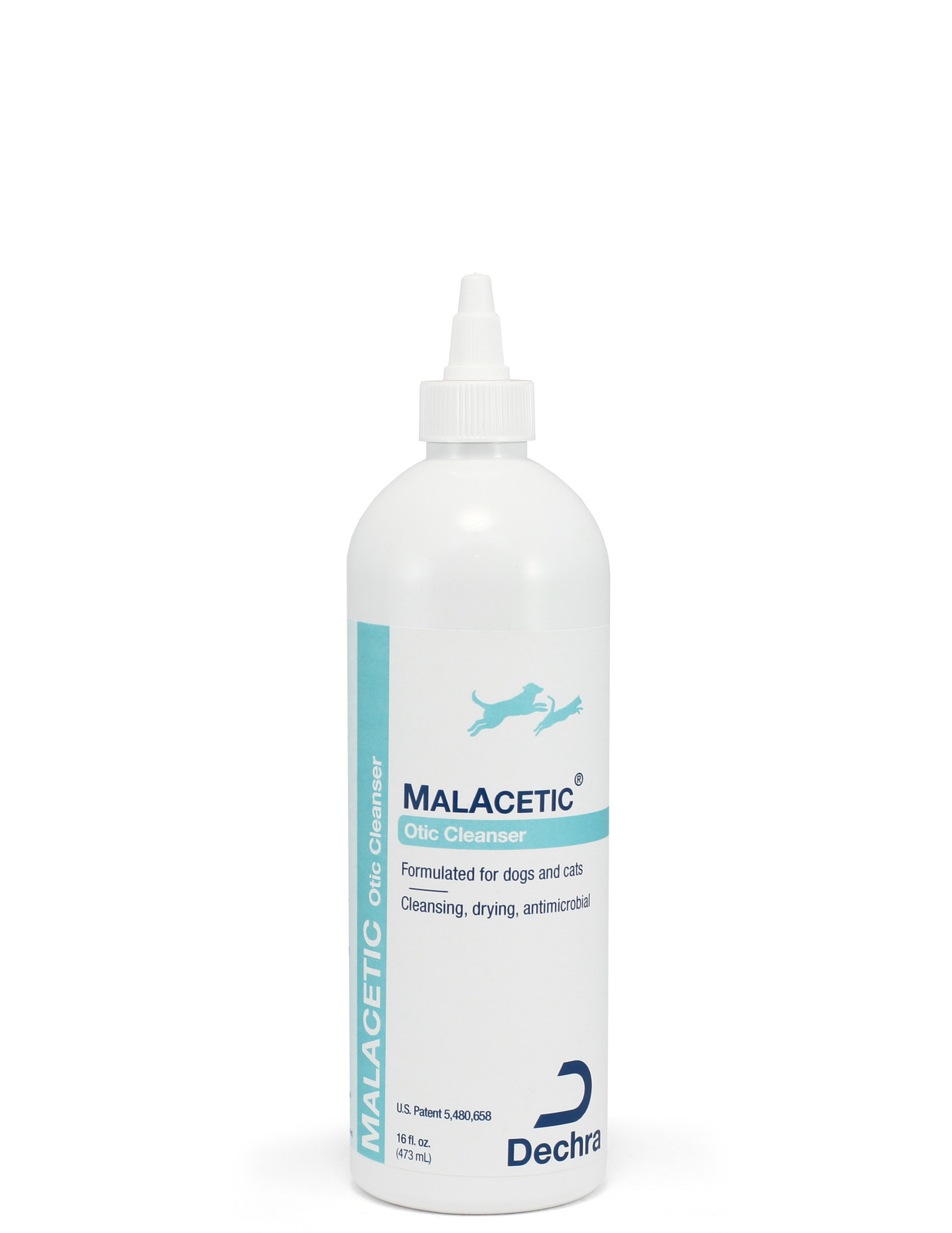Dechra MalAcetic Ear Cleaner for Dogs & Cats - 16oz Antifung...