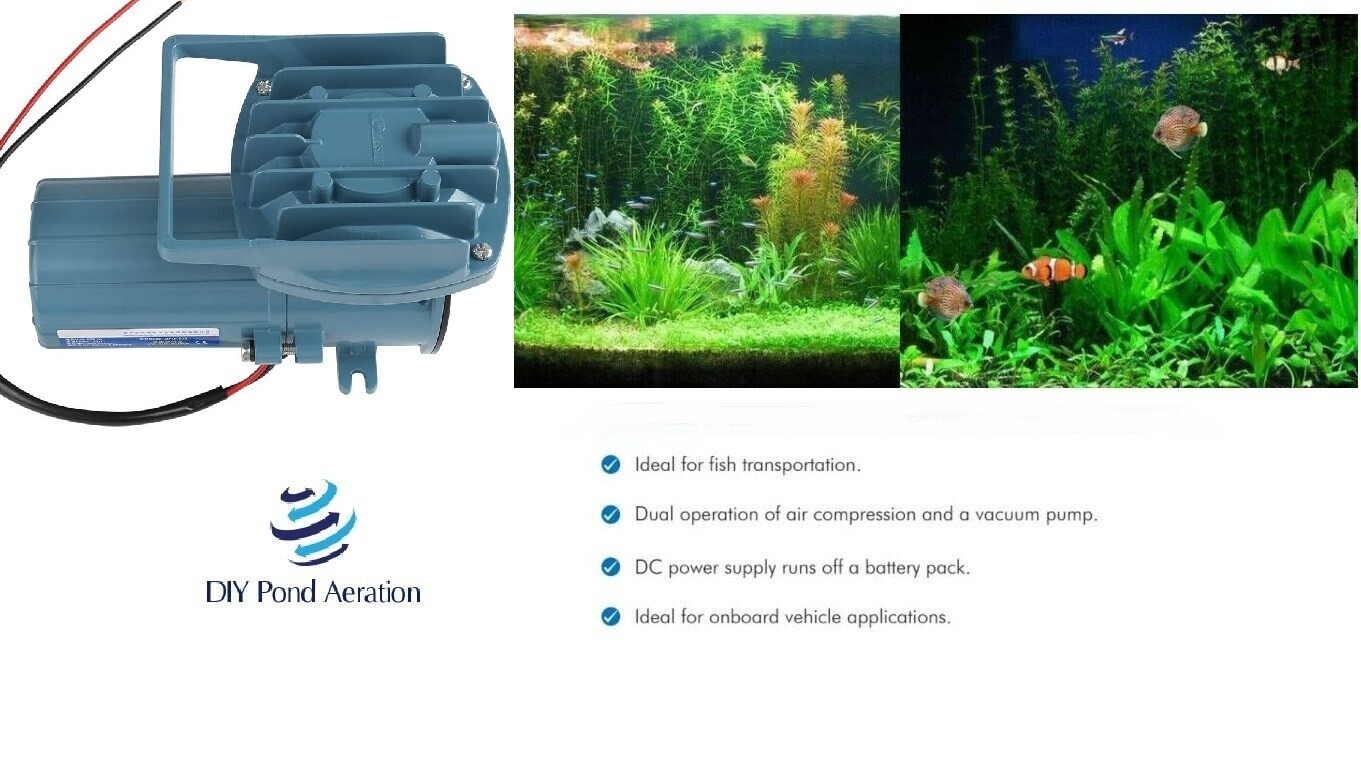 Fish Tank Aerator Pump - 68 LPM, 35W