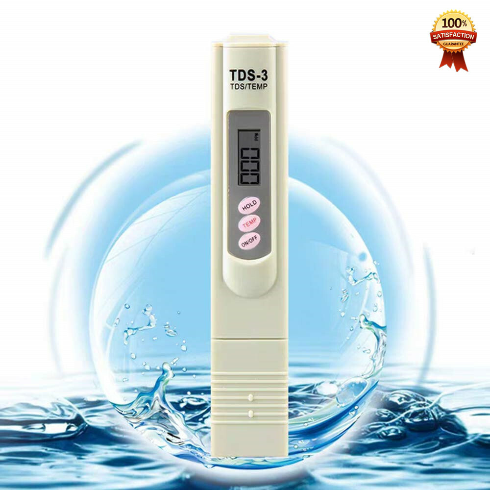 Digital pH & TDS Meter for Aquarium & Hydroponics - 0-9999 P...