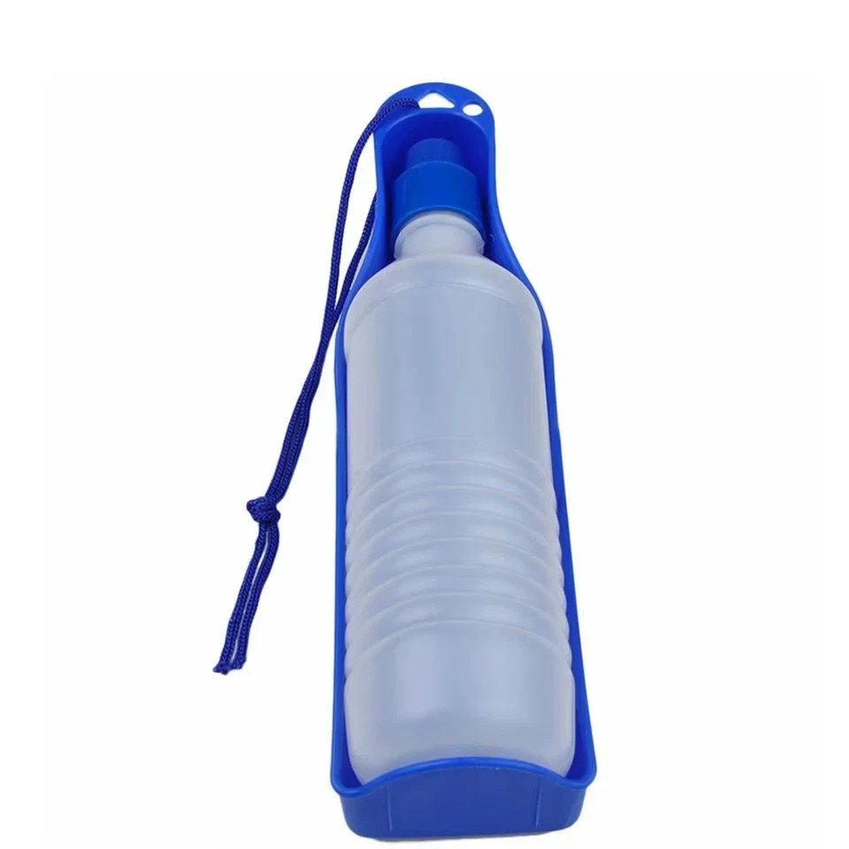 Portable Pet Dog Water Bottle Travel Cup Feeder Dispenser Bo...