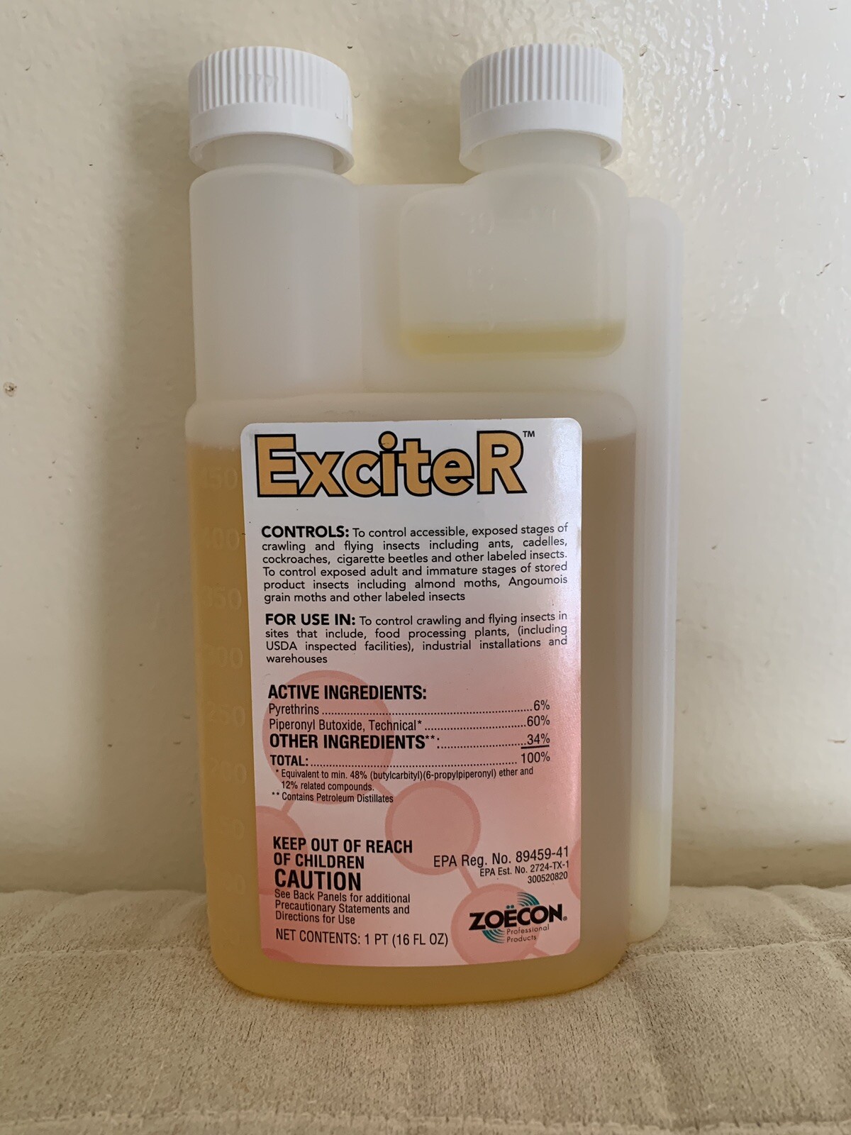 ExciteR Professional Insect Killer - 16oz Pyrethrin Formula...